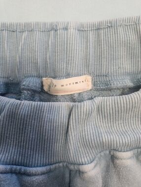 Free People Movement Light Blue Ribbed Waistband Sweatpants Size Medium